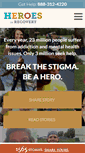 Mobile Screenshot of heroesinrecovery.com